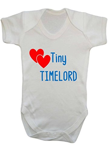Tiny Timelord Two Hearts Whovian Parents Gift Doctor Who Parody Baby Onesie Vest
