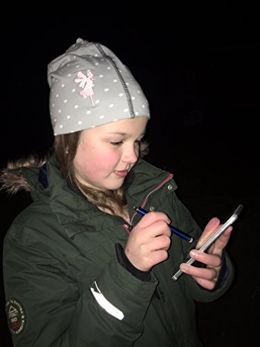 The Friendly Swede 6 Stück Hybrid Touchscreen-Eingabestift Stylus mit Mikrofaserspitze [11,5 cm] + 6 x 38 cm lange Schnüre + 1 x Reinigungstuch (Schwarz Silber Weiß) - 7