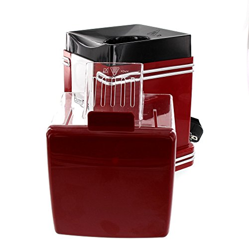 Eurosan PC Popcorn Machine, Classic Design, Hot Air, Gift Box, Red/ White - 3