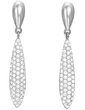 ESPRIT Glamour Damen-Ohrhänger ES-IRAYA Ohrringe rhodiniert Zirkonia transparent