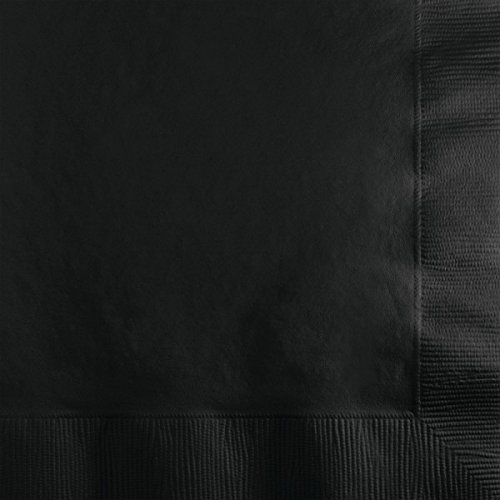 52 Teile Party Deko Set Schwarz für 16 Personen - 4