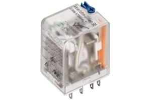Weidmüller 7760056097 DRM570024LT Relè, 4 contatti commutati, con LED e Pulsante di Prova, Scatola da 20