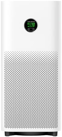 Purificatore d'aria Xiaomi Mijia 6 per 87,5 ㎡, rimuove 99,98% particelle 0,3μm, polvere, allergeni, odori, fumo, controllo Alexa e app, modalità sonno silenziosa, bianco