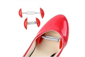 TRIFLETOPIA 2PCS Shoe Stretchers for Women - Adjustable Shoe Width Expander for Wide Feet - Portable Mini Shoe Trees for Better Fit - Travel Shoe Shaper (Red)