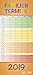 Produktbild Regenbogen 2019 - A&I Familienplaner mit 5 Spalten, Familienkalender - 19,5 x 45 cm