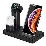 【HANDY WIRELESS LADESTATION】 Diese Induktive Ladestation hat 3 Lademodi : 10W Schnell Laden Modus ist NUR für Samsung Galaxy S9/S9 Plus/Note 9/S8/S8+/Note8/S7/S7Edge/S6/S6Edge+/Note5; 7,5W Schnellladestation NUR für Apple iPhone X/ XS /XS Max/ XR/iPhone 8/ iPhone 8 plus; 5W Standard-Modus für alle Qi-fähigen Geräten. VERTIKAL & HORIZONTAL LADEN - ausgestatte mit 2 Spulen, um mühelos horizontales und vertikales drahtlos Laden zu ermöglichen, perfekt für Videos, Nachrichten während des Ladens