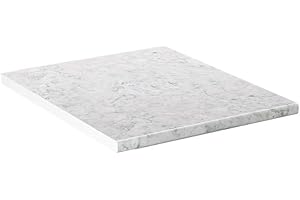 Vicco Livinity Top cucina R-line, Marmo bianco, 50 cm