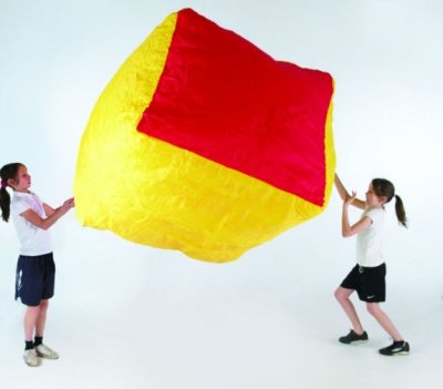 Kids Outdoor Play Area Fun Toy Giant Colourful Air Filled Floating Cube Shape