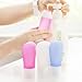 Voberry®1 Pcs Silicone Travel Packing Bottle Lotion Shampoo Bath Container Press Bottle S/M/L (L, Blue)