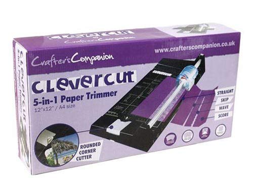 Crafter 's Companion Clevercut cortadora 5 en 1, Color Negro