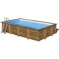 Piscina de madera GRE rectangular Evora Wooden Pool GRE 790094