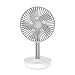 Produktbild Tianya | Mini-Fan | Tragbarer Lüfter USB Mini Electric Fan Oszillierender Lüfter 3-Gang-Wind Einstellbar | Wiederaufladbarer 4000 mAh Hochleistungs-Silent-Alu-Lüfter | Weiß, Blau, Rosa