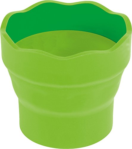 Faber-Castell 181570 – Wasserbecher Clic und Go, Lernmaterialien, hellgrün - 2