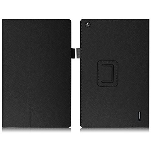 ELTD Alldaymall 10 Zoll / NPOLE NT101 Tablet Hülle Case, Ultra Schlank Smart Cover Tasche Schutzhülle Case für Alldaymall 10 Zoll / NPOLE NT101 (2017 Neues Modell) Tablet mit Standfunktion, Schwarz - 8