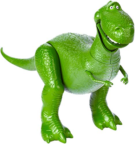 Disney Pixar Toy Story 4 Figurine Articulée Dinosaure Rex, Taille Fidèle au Film pour Rejouer les Scènes du Nouveau Film, Jouet pour Enfant, GGX35