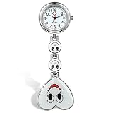 LANCARDO Krankenschwester Herren Damen Armbanduhr Analog mit Silikon Armband