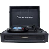 Casablanca Retro &Ccedil;anta Pikap - 3 Devirli (33/45/78), Dahili Hoparl&ouml;rl&uuml;, Bluetooth Bağlantılı, Nostaljik Taşınabilir Plak &Ccedil;ala