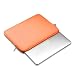 Produktbild Sharplace Weiche Neopren Laptop Hülle/Tasche/Sleeve Tasche mit Seitentasche für Macbook - Orange 13 Zoll, 13 Zoll