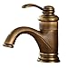 Produktbild LHbox Bad Armatur in Bad für Waschbecken Waschtisch Wasserhahn Waschtischarmatur Ke Ravnica Antik Messing Waschbecken Armaturen und Kaltes Wasser Waschbecken Antike Wasserhahn Knk-8008 f