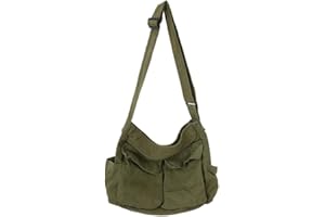 BTOSEP Torba na ramię, Torba na messenger Canvas Duża pojemność Hobo Crossbody Bag z wieloma kieszeniami Casual Bags Shoulder Tote Bag for Women and Men,34 * 15 * 40cm