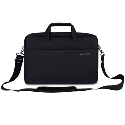 Laptop Tasche, XGUO 14 Zoll Laptop Tasche Mit Shockproof Pad Für Surface Pro Surface Book Macbook Sleeve Hülle Schultertaschen Tablet mit einer Bildschirmdiagonale von 35,8 CM(14 Zoll, Schwarz) - 2