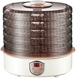 LLW Digital Food Dehydrator Electric Dried fruit machine with 5 Tray Adjustable Temperature Control and Timer