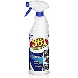 ✅ 361 es POTENCIA, nos permite limpiar marcas de insectos, la suciedad de la pintura, manchas en tapizados e, incluso, grasa del motor, haciendo que en muchos casos no sea necesario frotar.