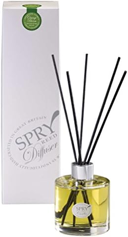 Spry Candles Orangi-Bloom Scented Oil Reed Diffuser, Clear, 200 ml