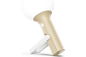 Lexon Lampada LED multiposizione, per uso interno ed esterno, luce bianca fredda (oro)