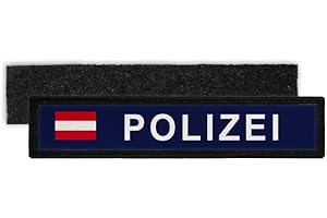 Copytec Patch Polizei Österreich Namenschild Beamter Abzeichen Austria #31845