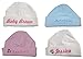 100% Super Soft Double Layered Cotton Personalised Baby Hat Now Available in 2 Sizes.