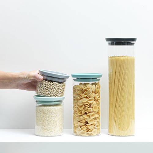 Brabantia 298240 Glasbehälter 1,9 L, dunkel grau - 4