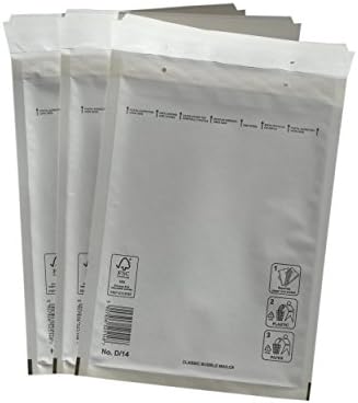 Peak Pack 200x Premium Bubble Wrap Padded Jiffy Mail Bag Envelope 180x260 mm White D4