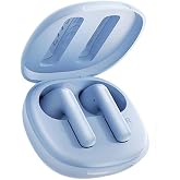 QCY AilyBuds E10 Bluetooth Kulaklık - HiRes - LDAC - &Ccedil;ift Cihaz - Oyun Modu 4 Mics ENC Kulaki&ccedil;i Kulaklık Mavi