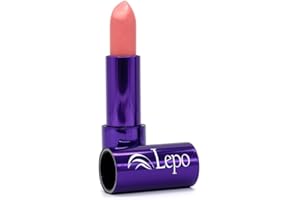 LEPO | Rossetto Cambiacolore Lilla con Estratto di Aloe, Olio di Oliva Insaponificabile e Vitamina E, Labbra Che Si Illuminano e Si Idratano con una Sola Applicazione