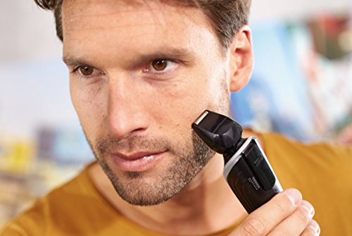 Philips QG3398/15 Multigroom-Set für Gesicht, Haare und Körper, 10 Aufsätze, schwarz/metall - 9