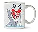 Produktbild Shark Wants To Eat Santa Klassische Teetasse Kaffeetasse