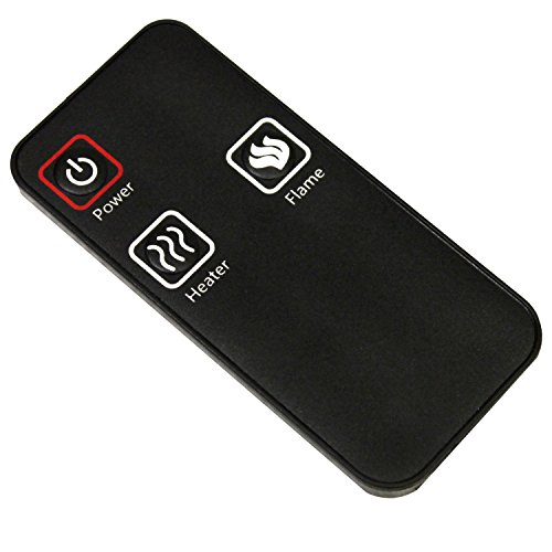 Moderner LED Wandkamin Elektrokamin / LED Feuereffekt – dimmbar / Heizleistung 2-Stufig einstellbar – max 2000W / Fernbedienung / Schwarze Glasfront mit ca. 105,5cm Diagonale / Kaminofen Heizofen Radiator Heizlüfter - 5