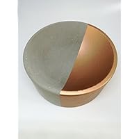Beton-Schale bronze