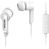 Philips SHE1405 Kablolu Kulak İ&ccedil;i Kulaklık, Mikrofon, 3.5mm Jack, Beyaz