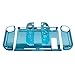 Produktbild Clear Blue Crystal Case für die Schutzhülle von Webla Nintendo kann auch in der Basisversion eingesetzt Werden Ultradünne Schutzhülle in andockbarer kristallklarer Hülle für Nintendo-Switch (Blau)