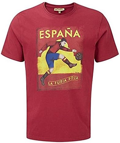 Spain World Cup T-Shirt Paine Proffitt Adult Red (Small)