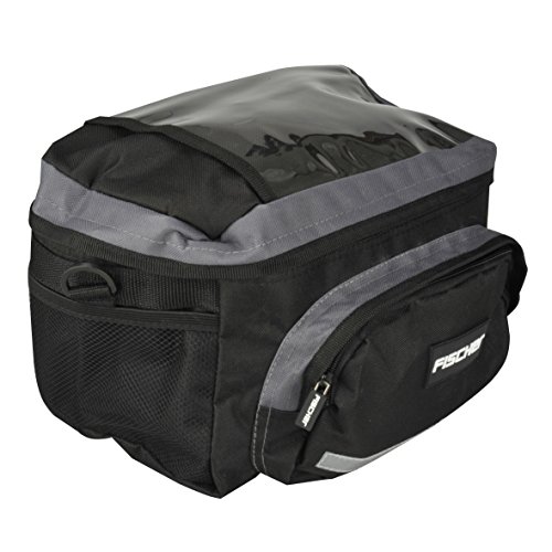 Fischer Lenkertasche, Schwarz, Uni