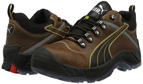 Puma Safety Shoes Condor Low S3 SRC, Puma 640541-204 Unisex-Erwachsene Espadrille Halbschuhe, Braun (braun/schwarz 204), EU 42 - 5