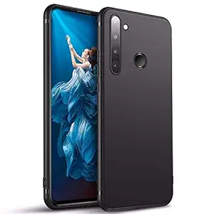 Frivety Back Cover for Realme Narzo 10;Realme 5 (FLEXIBLE|TPU|Soft Black)