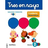 TRES EN RAYA CUADERNO MATEMATICAS 2 PRIMARIA 2 TRIM (CONSTRUYENDO MUNDOS)
