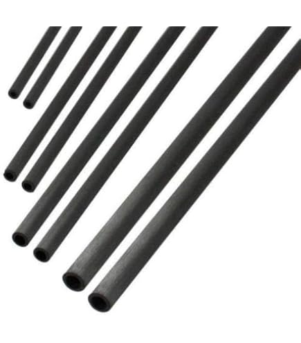 Carbon Fiber Tube OD 30 32 33 34 35 36 38 40mm X L500mm Roll Wrapped 1-2pcs 3K E - Foto 3