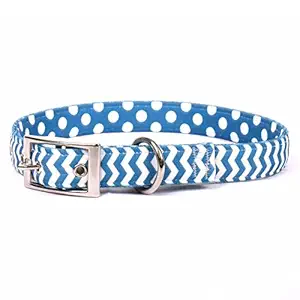 Yellow Dog Design Chevron-Blueberry Uptown Dog Collar 1