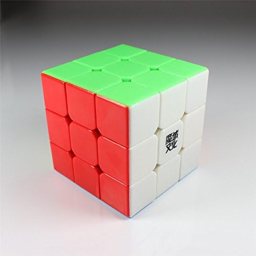 New MoYu WeiLong V2 Magic Cube WeiLong Plus 3x3x3 Speed Puzzle Cube smooth turning Cube Toy Magic Cube + One Cube Bag (Stickerless)