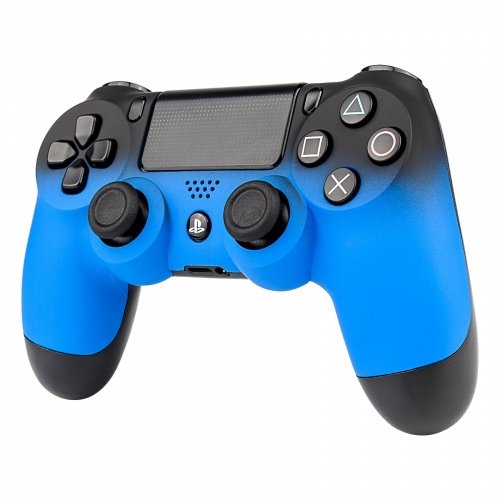 PS4 Oberschale für Dualshock 4 Controller – Soft Touch Shadow Blau - 3